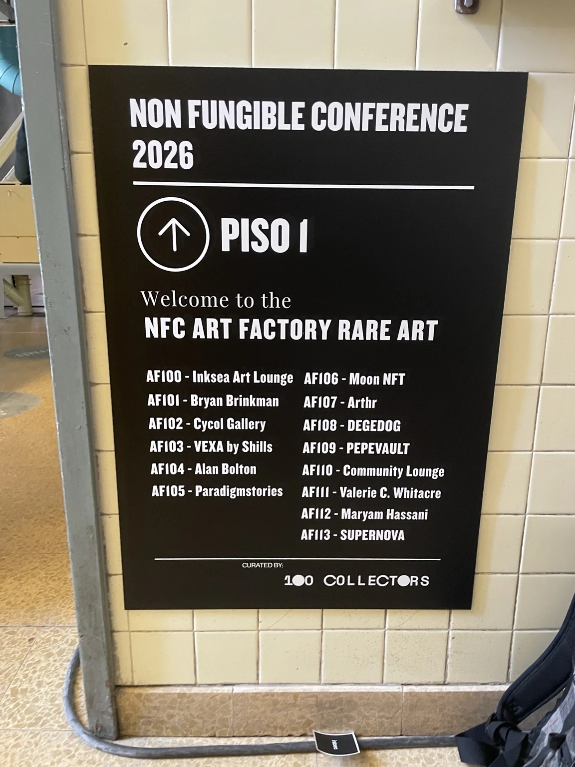 NFC Art Factory Rare Art sign listing Paradigmstories AF105