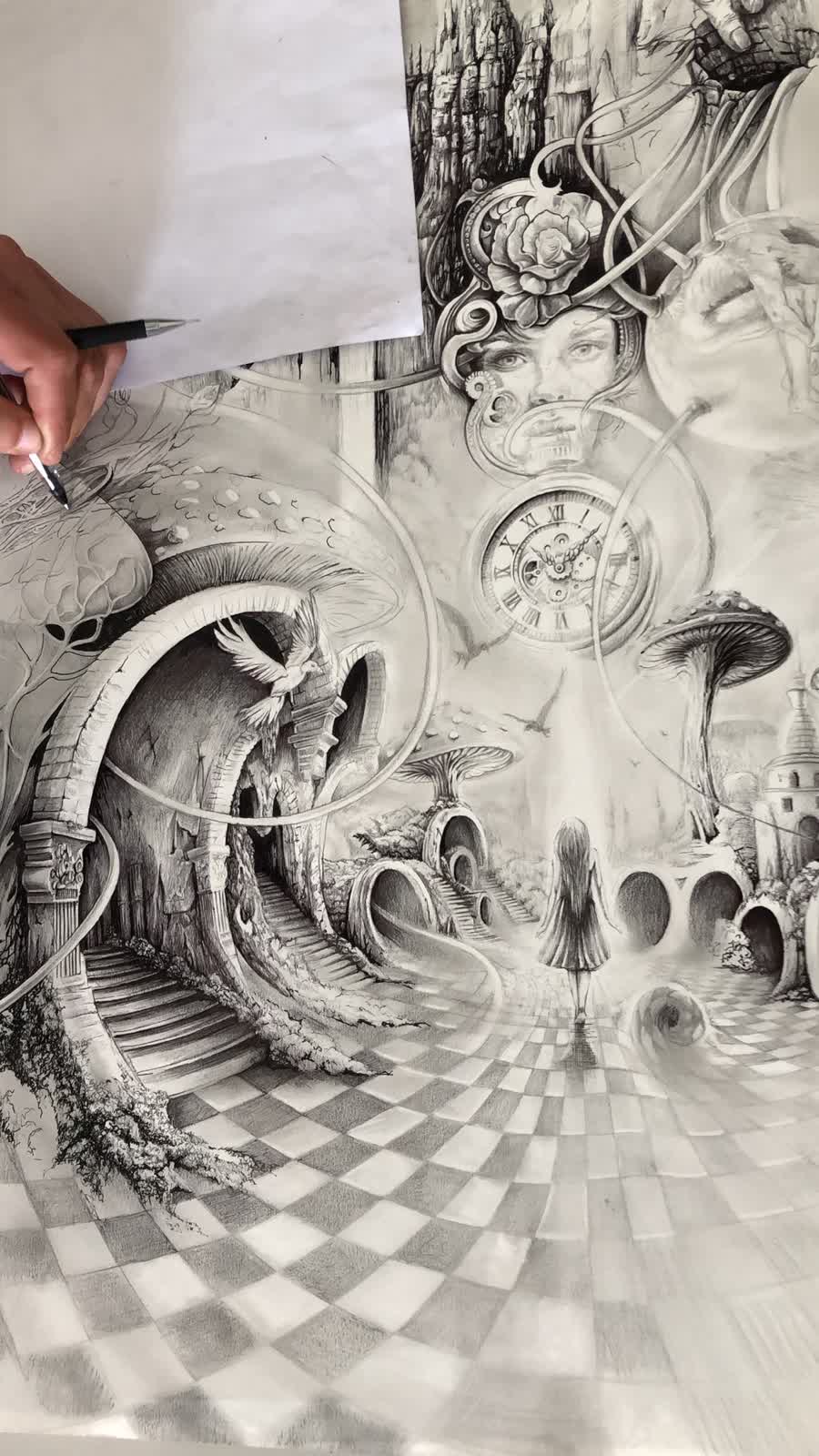 The Garden of Possible Futures process detail 7